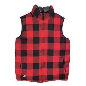 Nike Vest Mens Large Down Puffer Reversible Insulated Sleeveless Jacket